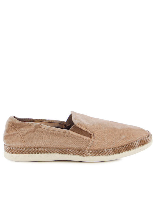 On the Road Men's Synthetic Leather Slip-Ons Brown