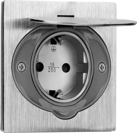 Orno Power Socket Gray 1pcs