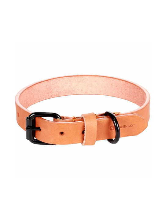 Flamingo Collar Leano Cognac 31-39cm/20mm