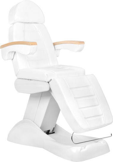 Beauty Chair with Adjustable Height White