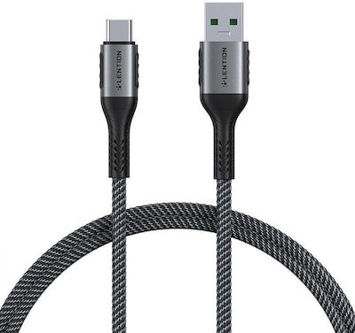 Lention USB 3.1 Cable USB-C male - USB-A / USB-C Μαύρο 0.5m (CB-ACE-6A1M)