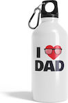 Water Bottle I Love Dad 2