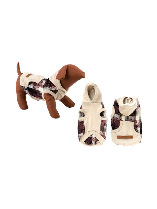 Плетена риза Woofmoda 931-1015 3XL 50x62x46см Карирано лилаво