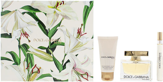 Dolce & Gabbana One Fragrance Set 3 Pieces Eau de Parfum Spray 75 Ml + Body Lotion 50 Ml + Eau de Parfum Spray 10 Ml
