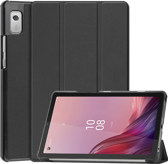 Sonique Smartcase Slim Flip Cover Ανθεκτική Μαύρη (Lenovo Tab M9 9")