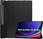 Sonique Flip Cover Piele / Piele artificială Rezistentă Negru Samsung Galaxy Tab S9 Ultra 14.6 14.6"
