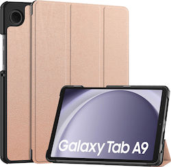 Sonique Flip Cover (Samsung Galaxy Tab A9 8.7) Ροζ Χρυσή