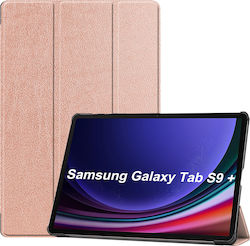 Sonique Flip Cover Δερμάτινο / Δερματίνης Ανθεκτική Ροζ Χρυσό Samsung Galaxy Tab S9+ 12.4