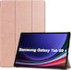 Sonique Flip Cover Leather / Synthetic Leather Durable Rose Gold Samsung Galaxy Tab S9+ 12.4