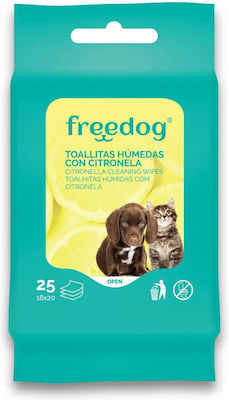 Freedog Cleaning Wipes Pocket Size 25pcs