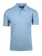 Simenti Men's Short Sleeve Blouse Polo Light Blue