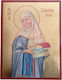 Eikona Image Virgin Mary Holding the Infant 20x26cm