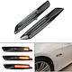 Странични мигачи Bmw 1 E81 E82 E87 E88 3 E90 E91 E92 E93 X1 E84 X3 E83 F10 Изглед Led Динамичен Гланцово Черно Затъмнени 2 Броя Depo