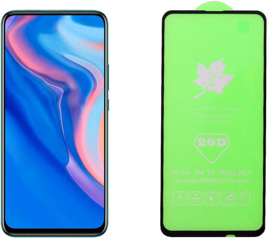 5D Full Glue Full Face Tempered Glass Μαύρο (Huawei P Smart Z / Honor 9X)