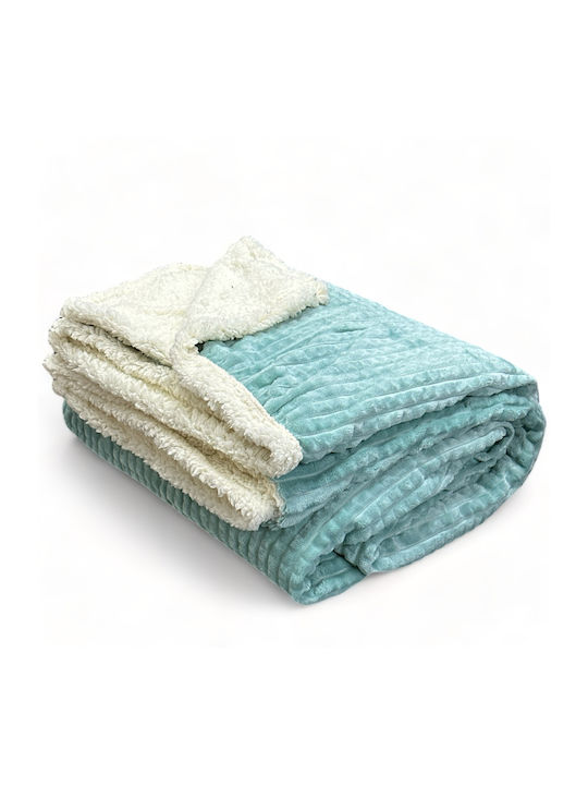 Olia Home Κουβέρτα Fleece Υπέρδιπλη 220x240εκ. ...