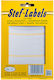 Stef Labels Autocolante mici Stef Dreptunghiulare in Alb Culoare 100x50mm