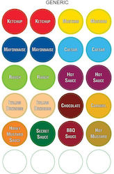 GGM Gastro Autocolante mici Rotunde Colorate