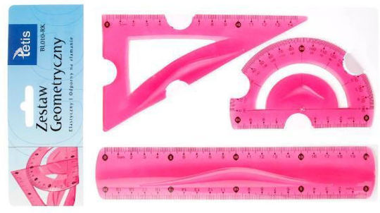 Geometrie-Set Tetis Bl010-rk Flexibel Rosa