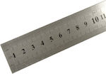 Stainless Steel Double-Sided Ruler Metric Inches Width 28 Millimeters Length 50 Centimeters