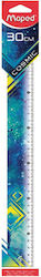 Maped Cosmic 245010 Ruler 30cm Blue