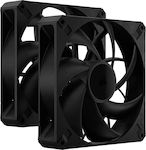 Corsair RS140 Max Case Fan with Without LEDs Lighting and Connection 4-Pin PWM 2pcs