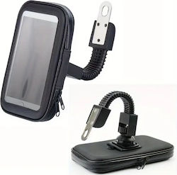 ABS Mount Phone Motorcycle with Waterproof Case 5.5" for Mirror