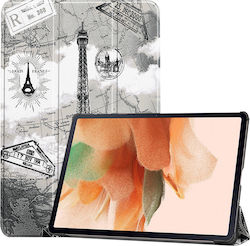 Sonique Flip Cover Piele / Piele artificială Rezistentă Multicolor Samsung Galaxy Tab S7 FE 12.4