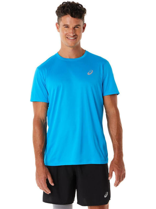 ASICS Core Bluza Sportivă pentru Bărbați cu Mânecă Scurtă Albastru deschis