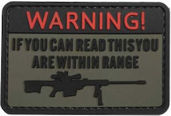 Sniper Warning Σήμα Pvc