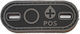 Tip de sânge Patch PVC perforat negru Tip de sânge 0+