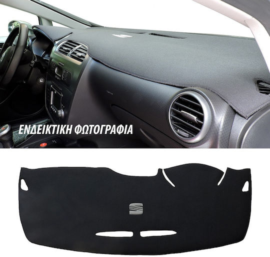 Car Dashboard Cover Fabric with Emblem for Suzuki Alto Black Colour