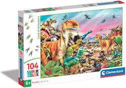 Puzzle pentru Copii Super Color 104buc Clementoni