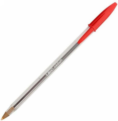 Στυλό Διαρκείας Bic Cristal Ballpoint Original Medium 1.0 Mm Κόκκινο 701382 Bic