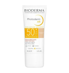 Bioderma Photoderm AR Tinted Natural Waterproof Sunscreen Cream Face SPF50+ with Color 40ml