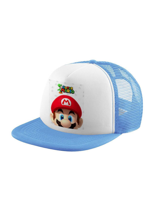 Koupakoupa Kids' Hat Fabric Super Mario Light Blue