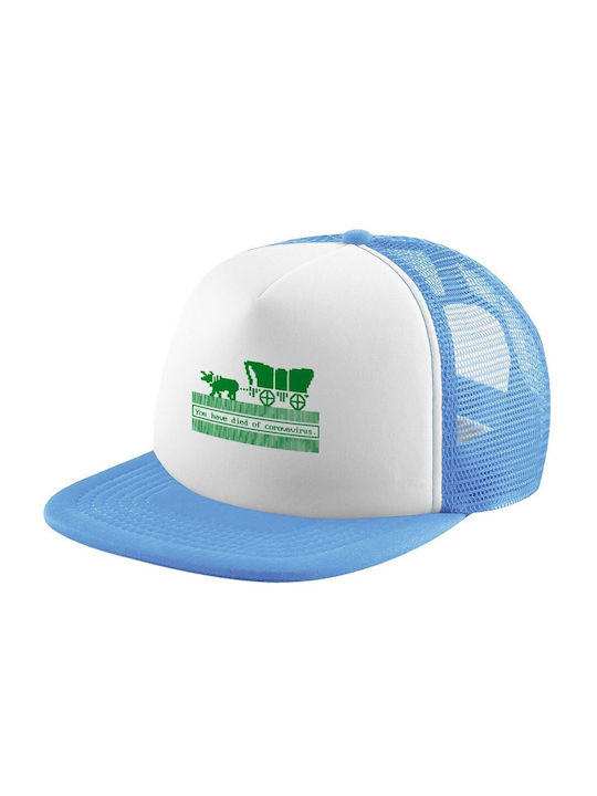 Koupakoupa Pălărie pentru Copii Tesatura Oregon Trail Albastru deschis