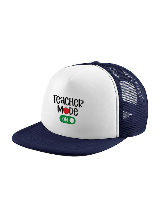Koupakoupa Παιδικό Καπέλο Υφασμάτινο Teacher Mode On Λευκό