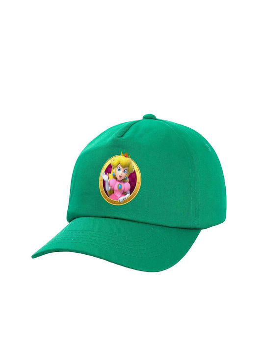 Koupakoupa Pălărie pentru Copii Tesatura Princess Peach Toadstool Verde