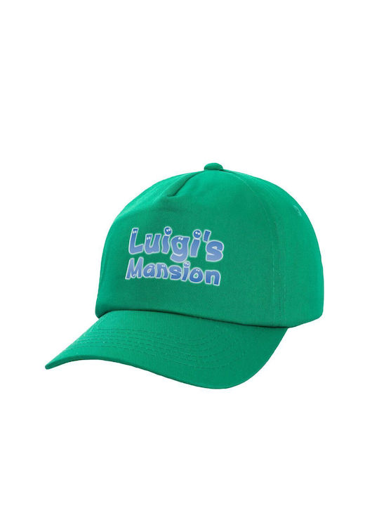 Koupakoupa Παιδικό Καπέλο Υφασμάτινο Luigi's Mansion Πράσινο