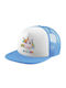 Koupakoupa Παιδικό Καπέλο Υφασμάτινο Unicorns Cube Γαλάζιο