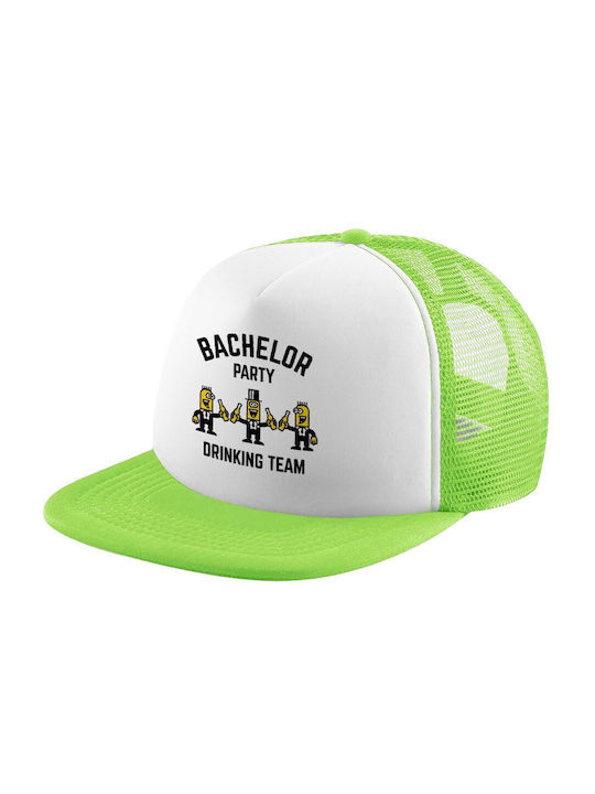 Koupakoupa Kids' Hat Fabric Bachelor Party Drinking Team Green