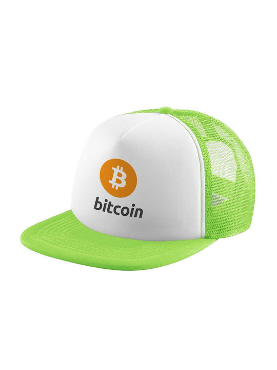 Koupakoupa Kinderhut Stoff Bitcoin Grün