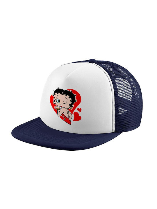 Koupakoupa Kids' Hat Fabric Betty Boop White