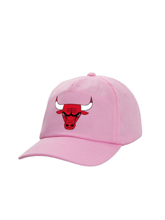 Koupakoupa Pălărie pentru Copii Tesatura Chicago Bulls Roz