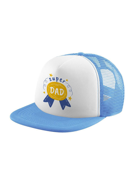 Koupakoupa Kids' Hat Fabric Μπαμπά Είσαι Για Μετάλλιο Light Blue