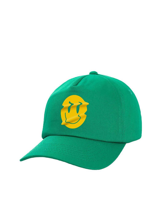 Koupakoupa Παιδικό Καπέλο Υφασμάτινο Smile Avatar Distrorted Πράσινο
