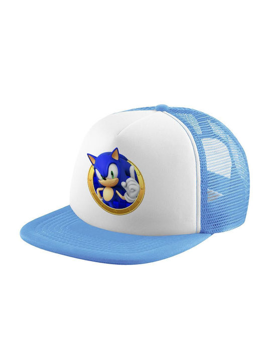 Koupakoupa Παιδικό Καπέλο Υφασμάτινο Sonic The Hedgehog Γαλάζιο