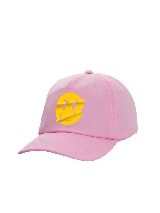 Koupakoupa Παιδικό Καπέλο Υφασμάτινο Smile Avatar Distrorted Ροζ