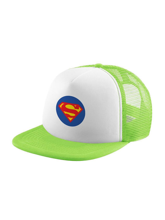 Koupakoupa Pălărie pentru Copii Tesatura Superman Verde