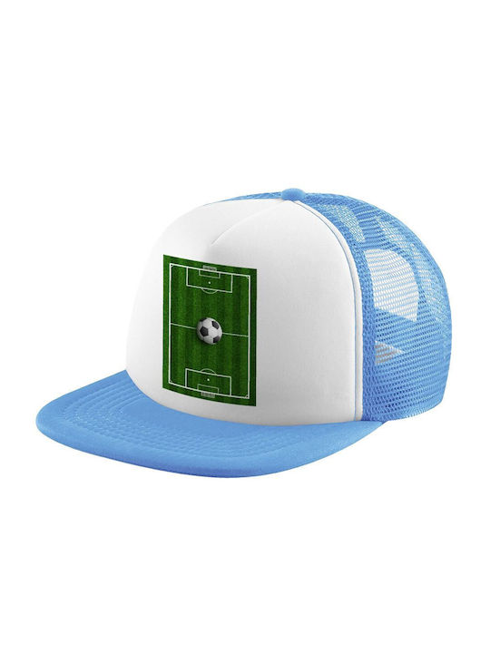 Koupakoupa Kids' Hat Fabric Soccer Field Light Blue